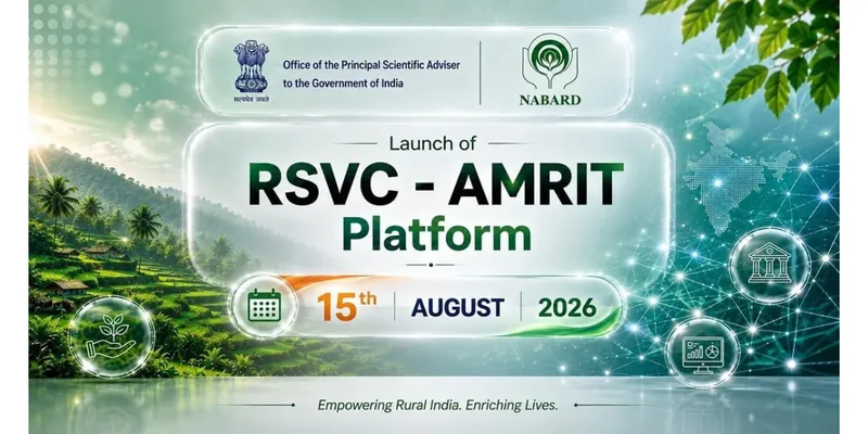 NABARD Launches RSVC-AMRIT Platform to Strengthen Rural Innovation and Technology Transfer